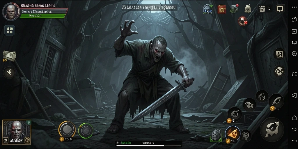 Gameplay menakutkan dari ATM138 dengan suasana gelap yang mencekam.