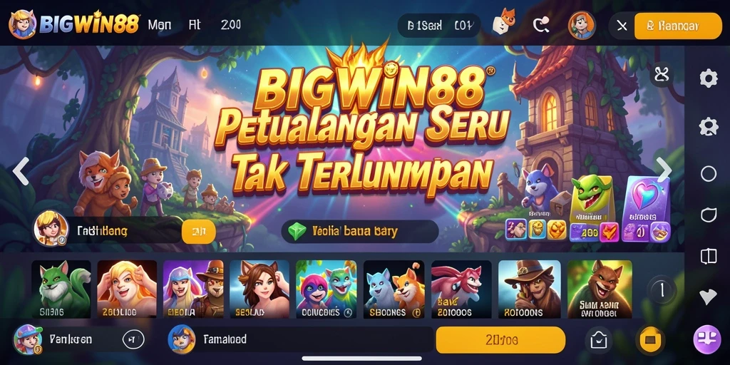 Tampilan gameplay seru dari BIGWIN88 yang penuh tantangan.