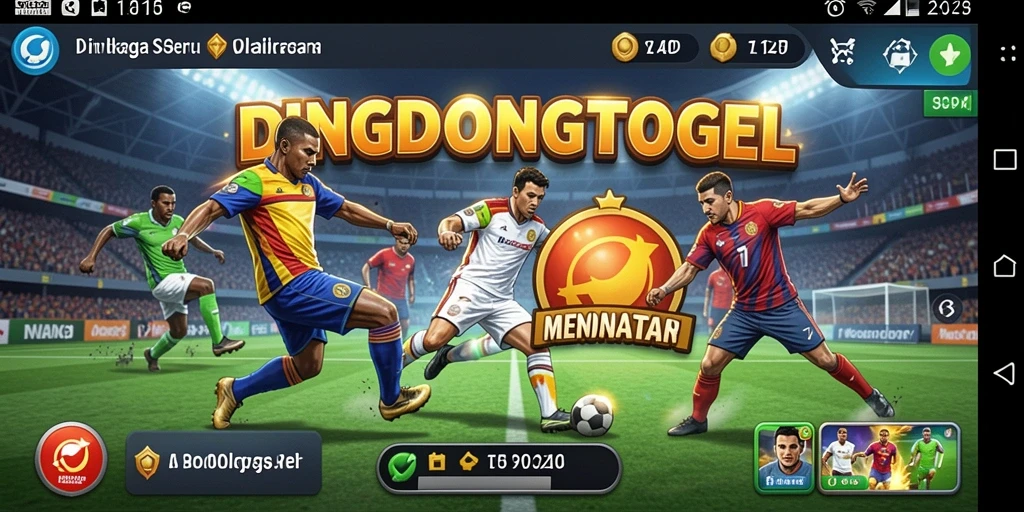Screenshot gameplay DINGDONGTOGEL dengan aksi seru di olahraga.