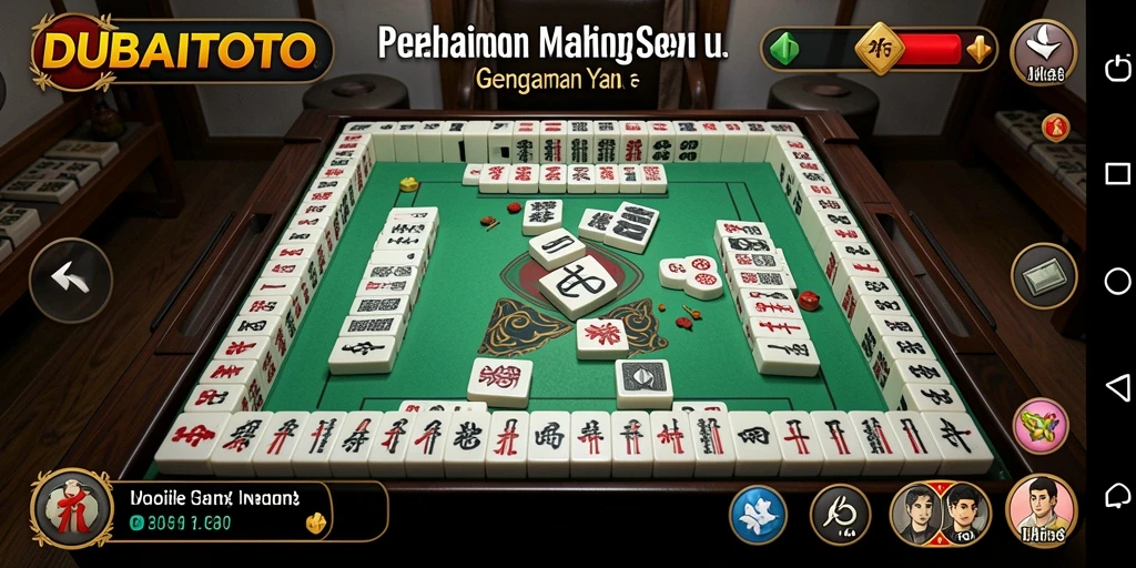 Screenshot gameplay DUBAITOTO menampilkan keseruan permainan Mahjong.