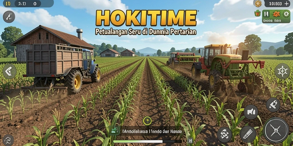 Tampilan gameplay HOKITIME yang menawan dan penuh warna.