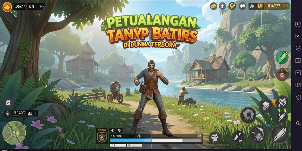 Tampilan menarik dan dinamis dari gameplay IDA777.