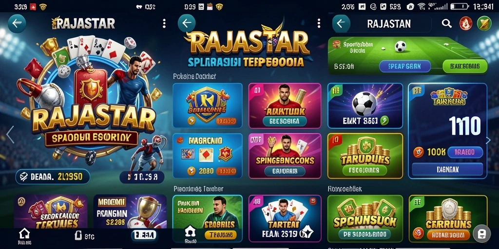 Tampilan screenshot RAJASTAR menampilkan pengalaman taruhan yang seru.
